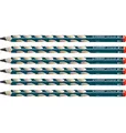 Produktbild: STABILO - Ergonomischer Dreikant-Bleistift für Rechtshänder - EASYgraph in petrol - 6er Pack - Härtegrad HB