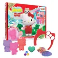 Produktbild: INKEE Geschenkbox Hello Kitty Badeset Kinder - 7 Badezusätze, Hello Kitty Badekugeln Mädchen & Badesalz Kinder mit Jojoba Öl & verschiedenen Aromen, Körperpflegesets Kids