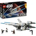 Produktbild: LEGO Star Wars 75399 Rebel U-Wing Starfighter - Spielzeug mit Schwenkflügelfunktion & 3 Minifiguren inkl. Cassian Andor & K-2SO Droidenfigur - Ges... - Bunt