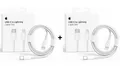 Produktbild: 2x Original Apple Lightning USB-C Ladekabel 1m für iPhone 14 13 12 11 X Pro Max