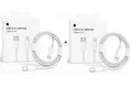 Produktbild: 2x Original Apple Lightning zu USB-C Ladekabel 2m für iPhone 5 6 7 8 X XR XS SE