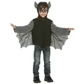 Produktbild: Fledermaus-Oberteil für Kinder, schwarz/grau