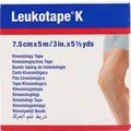 Produktbild: Leukotape K 7,5 cm x 5 m hautfarben