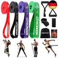 Produktbild: Resistance Bands, 4 Verschiedene Ebenen Widerstandsbänder mit Türanker und H