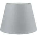 Produktbild: Premium Lampenschirm Stehlampe Hängelampe Grau Baumwolle E14/E27 L=UØ 25cm