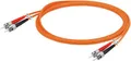 Produktbild: Weidmüller 1433980020 Glasfaser LWL Anschlusskabel 2.00m Orange [1x ST-Stecker - 1x ST-Stecker] 62,5/125 µ Multimode OM1