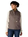 Produktbild: Carhartt Damen Relaxed Fit Washed Duck Sherpa Lined Weste, Braungrau, S