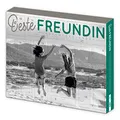Produktbild: itenga Adventskalender Beste Freundin I aus Karton zum Aufhängen I gefüllt I 24 Überraschungen I perfekter Begleiter während der Vorweihnachtszeit