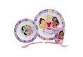 Produktbild: Disney Kindergeschirr-Set Disney Prinzessin Kinder Geschirr-Set 5 teilig Becher Teller Schüssel (5-tlg), 1 Personen