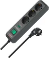 Produktbild: Brennenstuhl Eco-Line Steckdosenleiste 3-Fach mit Überspannungsschutz 1,5m Kabel