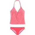 Produktbild: Tankini VENICE BEACH, Mädchen, Gr. 122/128, N-Gr, weiß (hummer, weiß), Polyamid, Melange-Effekt, Bikini-Sets Tankini, verstellbare Träger, unifarbene Hose