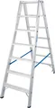 Produktbild: Krause Stufen-Doppelleiter Alu 2x7 Stufen 124753