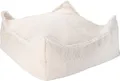 Produktbild: Wigiwama Square Ottoman / Sitzkissen / Sitzsack, Farbe:Cream White