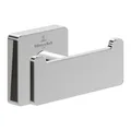 Produktbild: Villeroy und Boch Elements Striking Doppel-Handtuchhaken TVA15201200061 chrom,