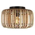 Produktbild: Brilliant Woodrow Deckenleuchte 32cm hellbraun, Metall/Bambus, 1x A60, 60 W