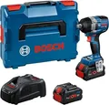 Produktbild: Bosch Akku-Schlagschrauber GDS 18V-750 C 06019L9002 | 18V 8Ah | 750Nm | 2x Akku | Ladegerät | 1/2 Zoll | L-BOXX | Blau