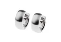 Produktbild: Ernstes Design Paar Creolen Scharniercreolen Ohrringe Edelstahl matt Ø 13 mm
