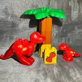 Produktbild: Lego Duplo Zoo Dinosaurier Dino Scharfzahn Baby & Mama 2601 T Rex Dinosaurs