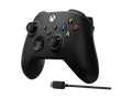 Produktbild: MICROSOFT Wireless Controller + USB C Kabel Schwarz für PC, Xbox One, Series S, X