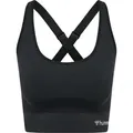 Produktbild: hummel Sporttop (1-tlg) Plain/ohne Details grau|schwarz XS (34)