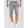 Produktbild: Indicode Jeansshorts Herren Leon Jeans Shorts Herrenshorts Denimshorts mit 5 Taschen grau M