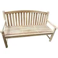 Produktbild: Lex Teak Sitzbank Bank Gartenbank Holzbank Teakbank Parkbank Windsor 180cm