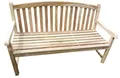 Produktbild: Teak Sitzbank Bank Gartenbank Holzbank Teakbank Parkbank Windsor 180cm