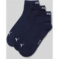 Produktbild: PUMA Sneakersocken mit Logo im 3er-Pack in Marine, Größe 43/46