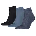 Produktbild: PUMA Unisex Plain 3P Quarter Socke, Blau (Navy), (3 Paar Pack) 43-46, 3er Pack
