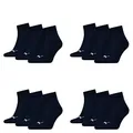 Produktbild: PUMA 12 Paar Unisex Quarter Socken Sneaker Gr. 35-49 für Damen Herren Füßlinge, Farbe:321 - navy, Socken & Strümpfe:43-46
