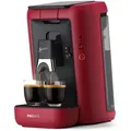 Produktbild: Philips Senseo® Maestro Kaffee Pad Maschine, Kaffeestärkewahl, Memo Funktion, 1.2 L Wasserbehälter, Rot (CSA260/90) - Rot