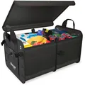 Produktbild: ATHLON TOOLS Kofferraumtasche 60L – stabil, wasserfest, Antirutsch, rote Nähte