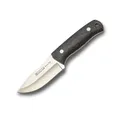 Produktbild: Joker TS2 CM142 Survivalmesser „Erizo“ – 9,5 cm Klinge, Griff aus Canvas-Micarta, Lederscheide – Outdoor-, Angel-, Jagd- und Campingmesser