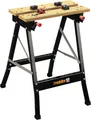 Produktbild: Meister Arbeitstisch 9079100 – Klappbarer Metall-Werktisch, 150 kg Tragkraft