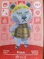 Produktbild: Animal Crossing Originale Amiibo Karten Serie 3 Auswahl Nr 201-300 EU-Version