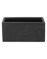 Produktbild: Praktischer Blumentopf 50 x 23 x 24 cm Steingemisch in schwarz Myra