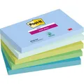 Produktbild: Post-it Haftnotizen Super Sticky Oasis, bunt, 76 x 127mm, selbstklebend, 5x 90 Blatt