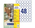 Produktbild: Avery Zweckform Etiketten Etiketten rund A4 30mm 10 Bogen/480 Etiketten weiß