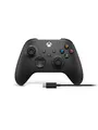 Produktbild: Microsoft Xbox - Carbon Black + USB-C Cable - Wireless Controller - Xbox One 1V8-00002