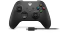 Produktbild: 889842657517 Microsoft Xbox Wireless Controller + USB-C Cable Schwarz Gamepad An
