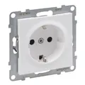Produktbild: Legrand 765120 SEANO Schutzkontakt-Steckdose, Steckklemmen, 16 A, 250 V, mit erhöhtem Berührungsschutz, Ultraweiß
