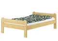 Produktbild: Erst-Holz®Breites Robustes Einzelbett 120x200 Kiefer massiv mit wählbarem Zubehör V-60.39-12ohne Zubehör