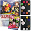 Produktbild: Eulenspiegel 12 Farben Profi-Schmink-Palette