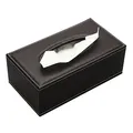 Produktbild: KINGFOM™ Rechteckige Leder Kosmetiktücherbox für Zuhause/Büro/Auto (Braun)