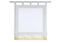Produktbild: Joyswahl Raffrollo, Bestickte Gardine mit Blumen, Landhausstil
