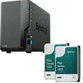 Produktbild: Synology DiskStation DS224+ 2 Einschübe NAS-Server Leergehäuse + 8 TB Synology Plus 3.5