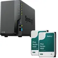 Produktbild: Synology DiskStation DS224+ 2 Einschübe NAS-Server Leergehäuse + 8 TB Synology Plus 3.5