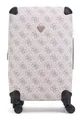 Produktbild: GUESS Trolley 22 In 8-Wheeler Dark Taupe Logo Creme 64cm
