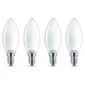 Produktbild: Philips LED Classic E14 Lampe 6.5W=60W Leuchtmittel 2700K Warmweiß Glühbirne 4ER