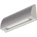 Produktbild: ledscom.de LED Wandleuchte / Treppenlicht SEGIN für außen, IP54, flach, Downlight, grau matt, eckig, 6,2 W, 566lm, warmweiß